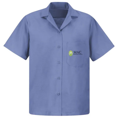 Cleaning Staff Sky Blue Work Uniform Shirt